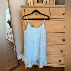 Baby blue dress